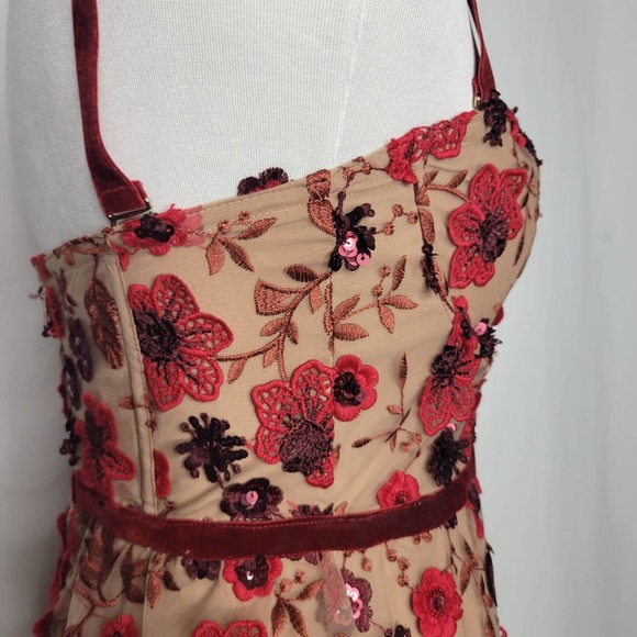 For Love And Lemons Floral Embroidered Maxi Dress - Picture 7 of 16